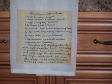 Load image into Gallery viewer, Recipe Flour Sack Towels