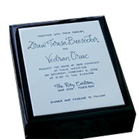 Load image into Gallery viewer, Preserve Your Wedding Invitation on a Tile Keepsake Box