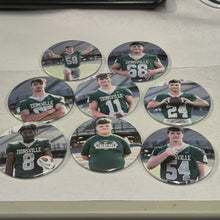 Load image into Gallery viewer, 3.5" Buttons, great for team sports photos, memorials and more
