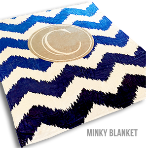 50x60 Personalized Minky Baby Blanket