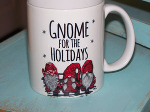Gnome for the Holidays, 11 oz Coffee Mug