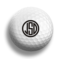 Golf ball Monogram