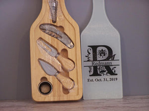 Personalized Cheese and wine set, wine set, wedding gift, realtor gift