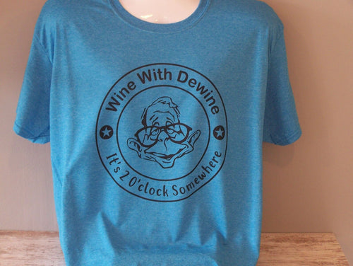 Wine with DeWine Tee