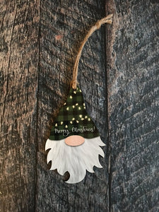 Gnome Shaped Christmas Ornament
