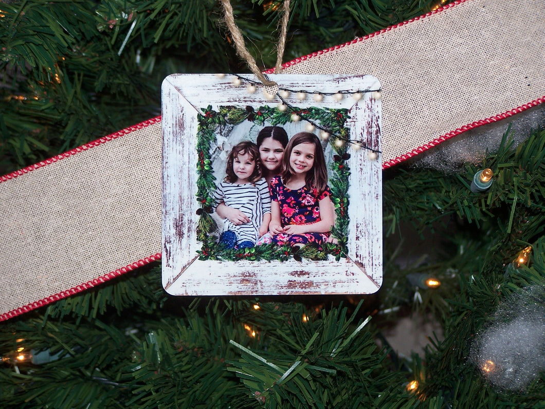 Photo Frame Christmas Ornament