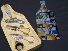 Load image into Gallery viewer, Personalized Cheese and wine set, wine set, wedding gift, realtor gift